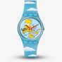 Swatch Simpsons Angel Bart Blue Watch SO28Z115