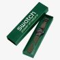 Swatch Power Of Nature By The Bonfire Khaki Watch YVB416
