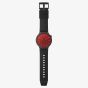 Swatch Big Bold Midnight Mode Black & Red Watch SB05B111