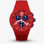 Swatch Primarily Red Chronograph Watch SUSR407