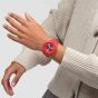 Swatch Primarily Red Chronograph Watch SUSR407