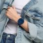 Swatch Big Bold Indigo Glow Navy Blue Watch SB05N113