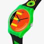 Swatch Neon Rider Black & Green Watch SO29G106