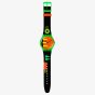 Swatch Neon Rider Black & Green Watch SO29G106