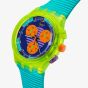 Swatch Neon Wave Multicoloured Dial Watch SUSJ404