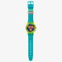 Swatch Neon Wave Multicoloured Dial Watch SUSJ404