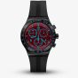 Swatch Crimson Mystique Chronograph Watch YVB417