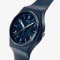 Swatch Essentials Time To Teal Navy Rubber Watch SO28N118