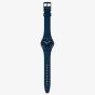 Swatch Essentials Time To Teal Navy Rubber Watch SO28N118