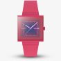 Swatch Unisex Squarely Berry Pink Watch SO34R700