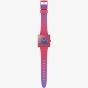 Swatch Unisex Squarely Berry Pink Watch SO34R700