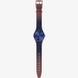 Swatch Unisex Very Jazzy Berry Blue Watch SS08N117