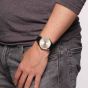 Swatch Smart Stitch Black Leather Strap Watch SS07S118