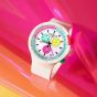 Swatch The Purity Of Neon Watch SB06W100