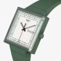 Swatch What If Square Green Watch SO34G700