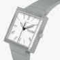 Swatch What If Square Grey Watch SO34M700