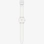 Swatch Unisex White Classiness Strap Watch SS08K102-S14