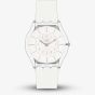 Swatch Unisex White Classiness Strap Watch SS08K102-S14