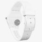 Swatch Unisex Just White Soft Strap Watch SO28W107-S14