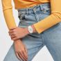 Swatch Unisex Just White Soft Strap Watch SO28W107-S14