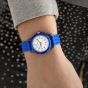 Calypso Girls Dark Blue Rubber Strap Watch K5876/4