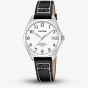 Calypso Ladies Black Leather Strap Watch K5869/1