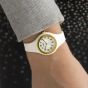 Calypso Ladies Trendy White Rubber Strap Watch K5877/1