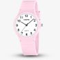Calypso Ladies Sweet Time Pink Rubber Strap Watch K5880/2