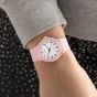 Calypso Ladies Sweet Time Pink Rubber Strap Watch K5880/2