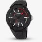 Calypso Mens Street Style Black Rubber Strap Watch K5629/2