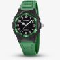 Calypso Mens Easy Time Green Plastic Strap Watch K5878/3
