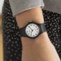 Calypso Ladies Easy Time Black Plastic Strap Watch K5880/5