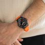 Calypso Mens Street Style Orange Plastic Strap Watch K5883/2