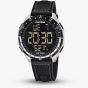 Calypso Mens Urban Digital Black Plastic Strap Watch K5887/4