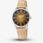 Lotus Ladies Light Brown Leather Strap Watch L18406/3