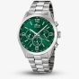 Lotus Mens Stainless Steel Green Dial Chronograph Watch L18152/F