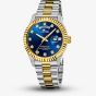 Lotus Mens Two Tone Stainless Steel Blue Dial Watch L18855/5