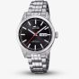 Lotus Mens Classic Stainless Steel Black Dial Watch L18670/4