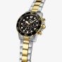 Lotus Mens Classic Two-Tone Black Chronograph Dial Watch L18757/2