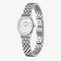 Lee Cooper Ladies White Mother of Pearl Dial Oval Bracelet Watch LC08461.320