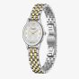 Lee Cooper Ladies Silver Dial Oval Two Tone Bracelet Watch LC08461.230