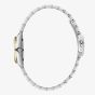 Lee Cooper Ladies White Mother of Pearl Crystal Dial Two Tone Bracelet Watch LC08155.220
