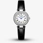 Lee Cooper Ladies White Dial Black Leather Strap Watch LC08205.331