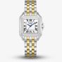 Lee Cooper Ladies Silver Square Dial Two Tone Bracelet Watch LC08398.230