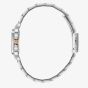 Lee Cooper Ladies Silver Square Dial Two Tone Bracelet Watch LC08398.530