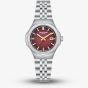 Lee Cooper Ladies Red Dial Bracelet Watch LC08394.380