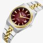 Lee Cooper Mens Red Dial Two Tne Bracelet Watch LC08397.280