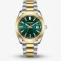 Lee Cooper Mens Green Dial Two Tone Bracelet Watch LC08189.270