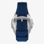 Lee Cooper Mens Blue Skeleton Dial Automatic Rubber Strap Watch LC07979.399