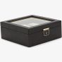 WOLF Palermo Black Anthracite 6 Piece Watch Box 213802